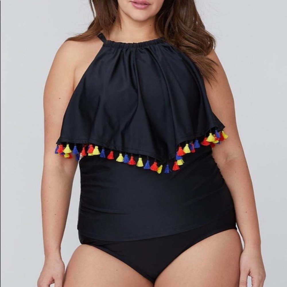 Lane Bryant Cacique Tankini Top